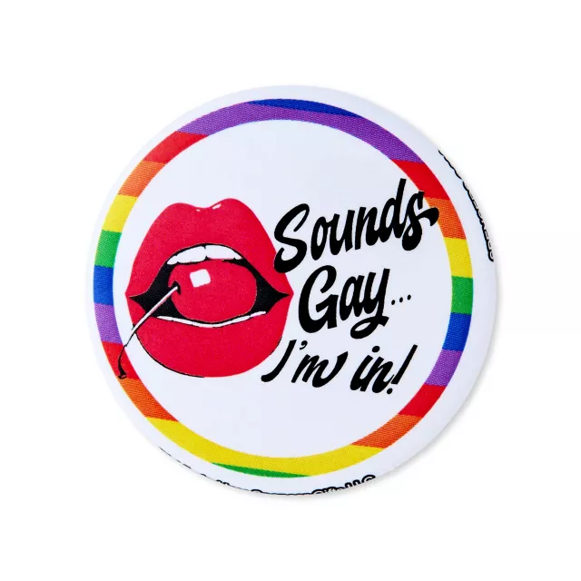Multi-Pack Top and Bottom Gay Pride Buttons - 4 Pack at Spencer's