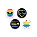 Multi-Pack Gay Pride Buttons - 4 Pack at Spencer's