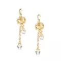 Gold Baby Heart Dangle Earrings at Spencer's