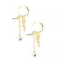 Gold Baby Heart Dangle Earrings at Spencer's