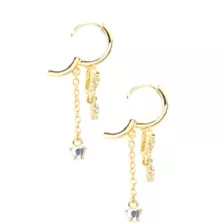 Gold Baby Heart Dangle Earrings at Spencer's