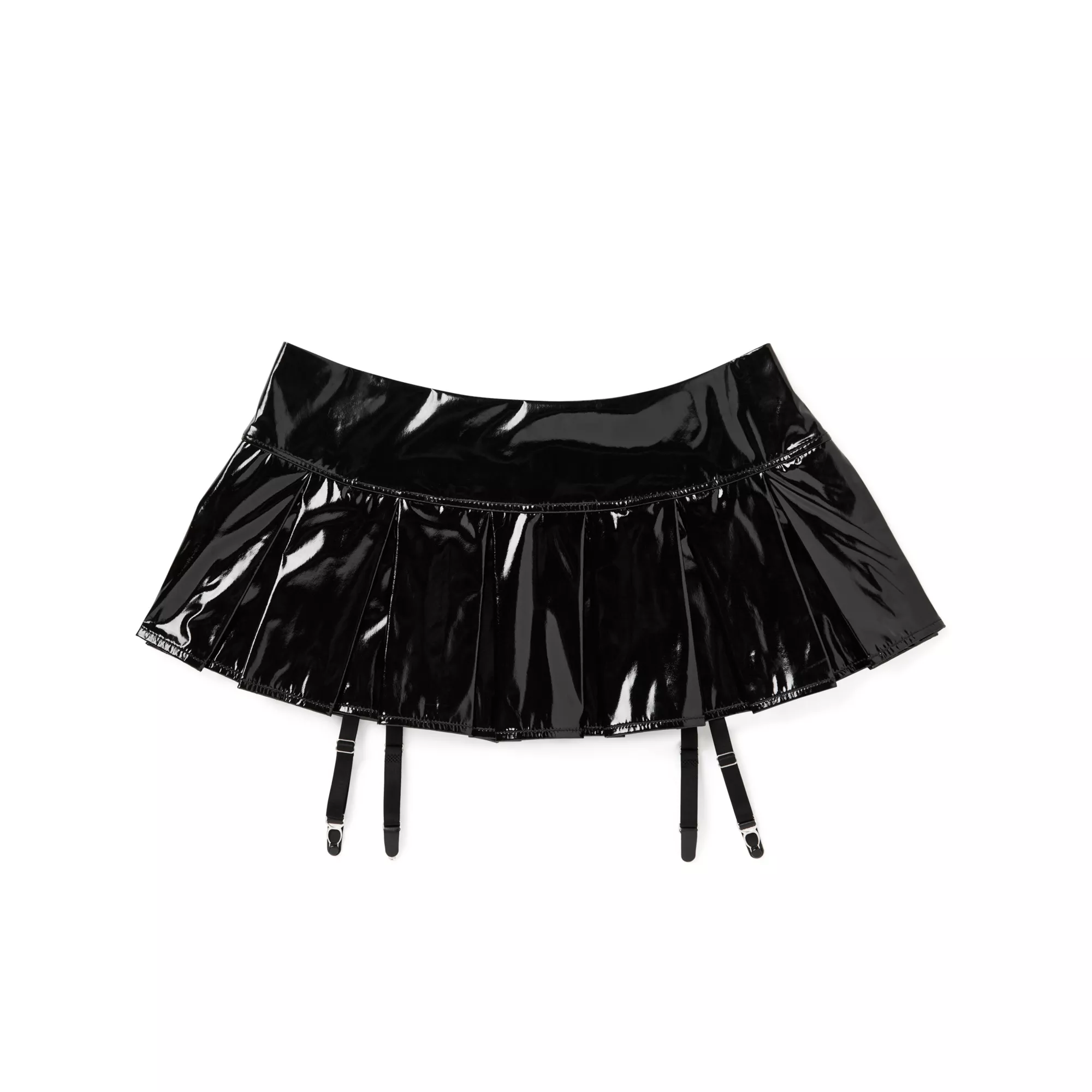 Black Pleather Skirt