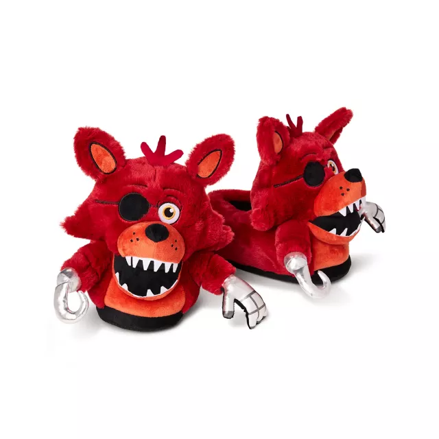Five Nights at Freddy's Foxy Plush Slippers at Spencer's
