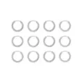 Multi-Pack Silvertone Hoop Earrings 6 Pair - 20 Gauge at Spencer's