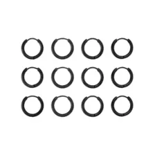 Multi-Pack Black Hoop Earrings 6 Pair - 20 Gauge at Spencer's