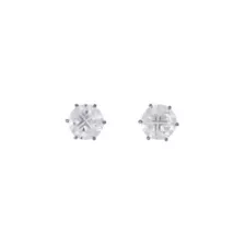 CZ Titanium Round Stud Earrings at Spencer's