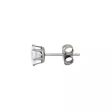 CZ Titanium Round Stud Earrings at Spencer's