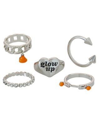 Kayla Malecc Multi-Pack Glow Up Rings - 5 Pack