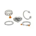 Kayla Malecc Multi-Pack Glow Up Rings - 5 Pack at Spencer's