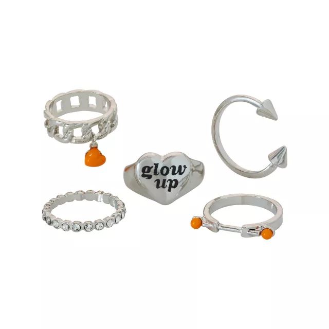 Kayla Malecc Multi-Pack Glow Up Rings - 5 Pack at Spencer's