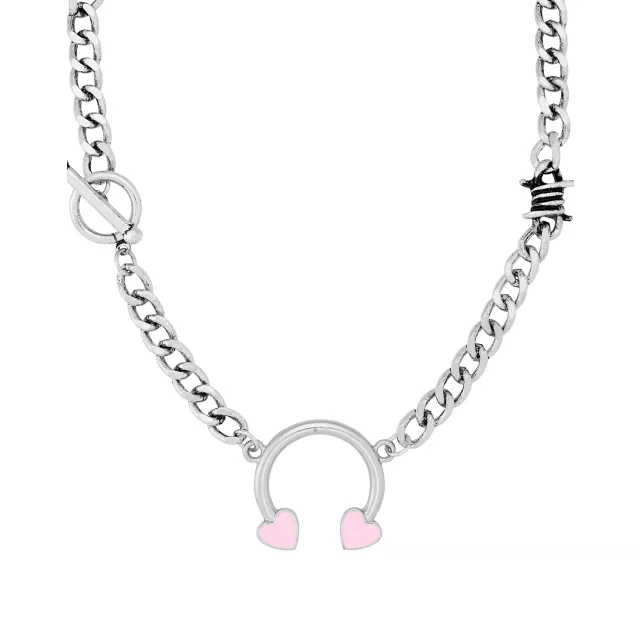 Kayla Malecc Horseshoe Choker Necklace at Spencer's