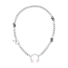 Kayla Malecc Horseshoe Choker Necklace at Spencer's