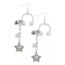 Kayla Malecc Horseshoe Skull Dangle Earrings at Spencer's