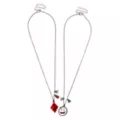 Harley Quinn and Joker Besties Necklace Set at Spencer's