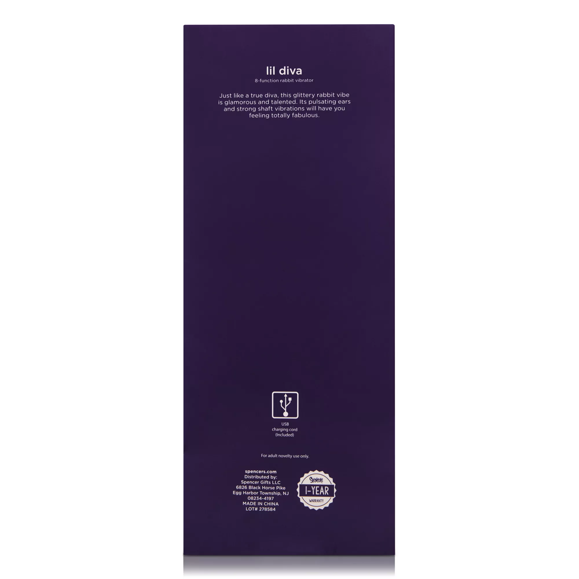 Hott Love Lil Diva Pink Rabbit Vibrator at Spencer's