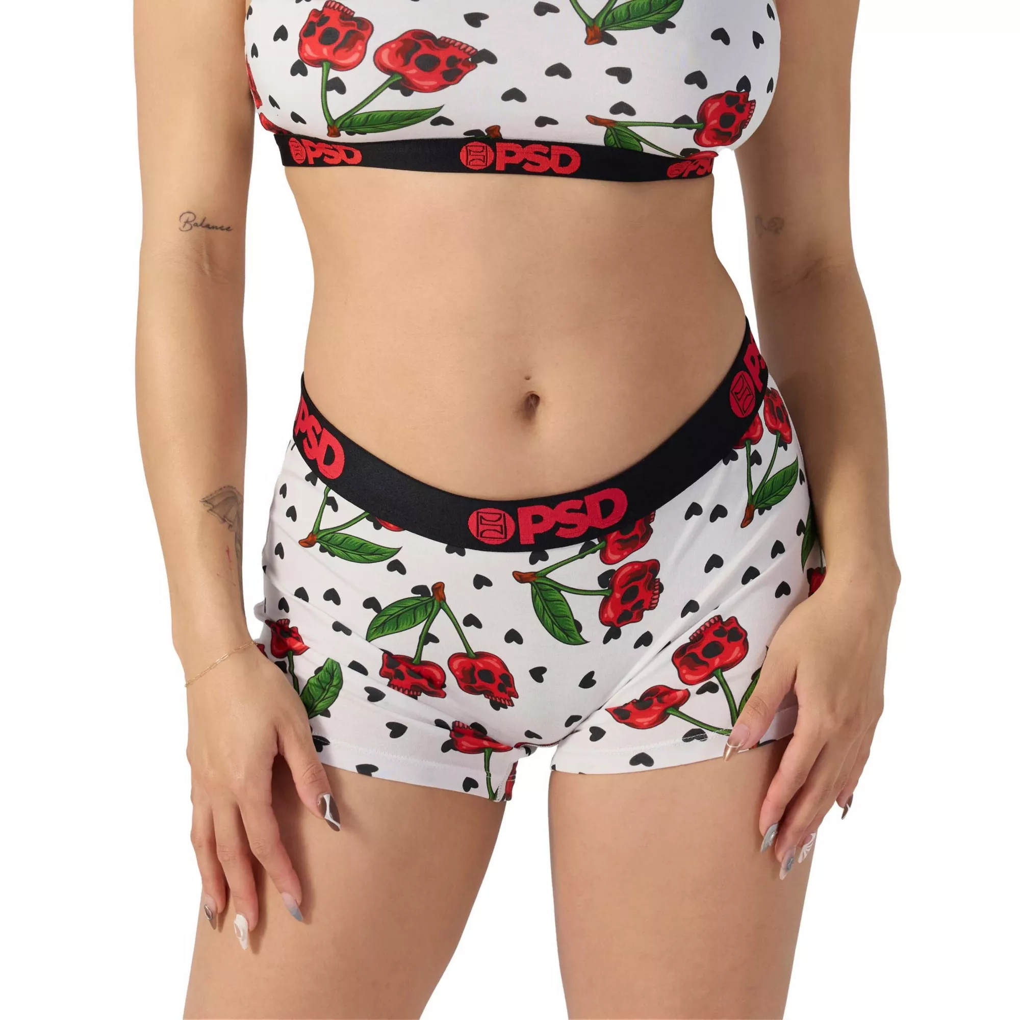 PSD Cherry Skull Boyshorts at Spencer's