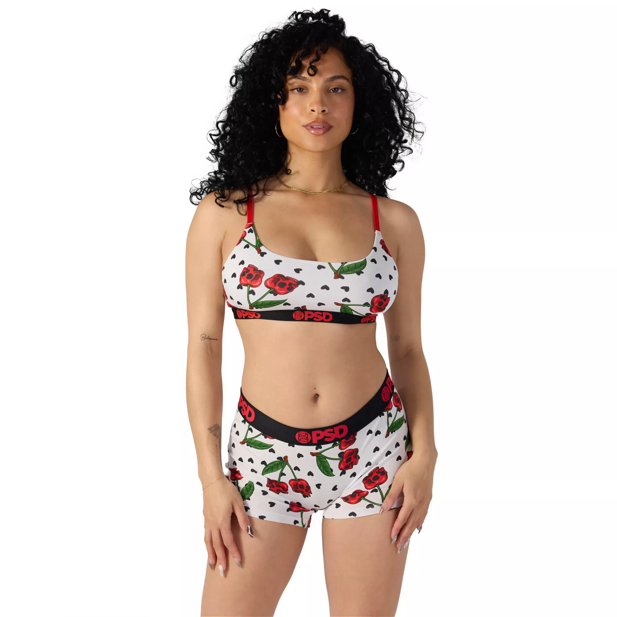 PSD Cherry Skull Boyshorts at Spencer's