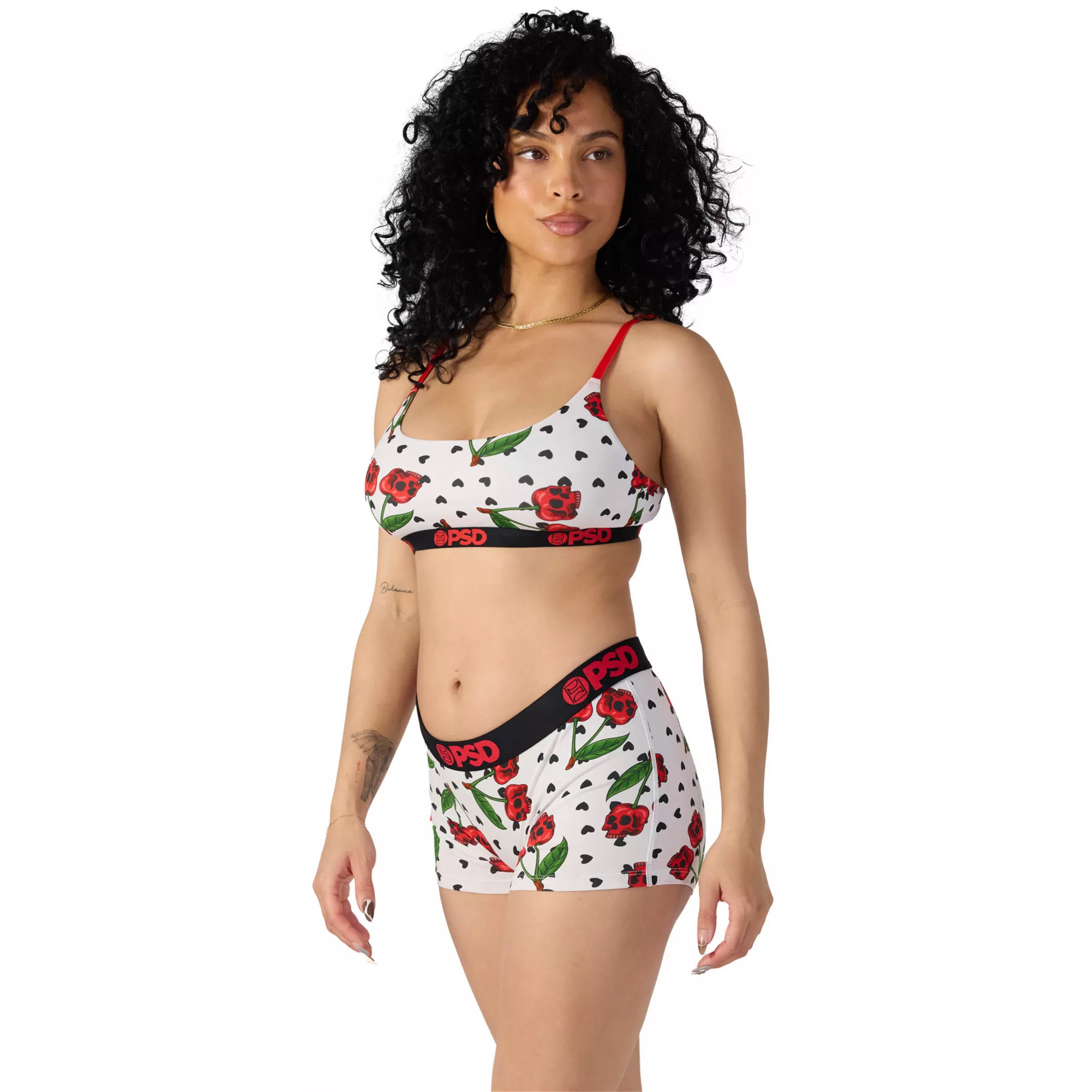 PSD Cherry Skull Boyshorts at Spencer's