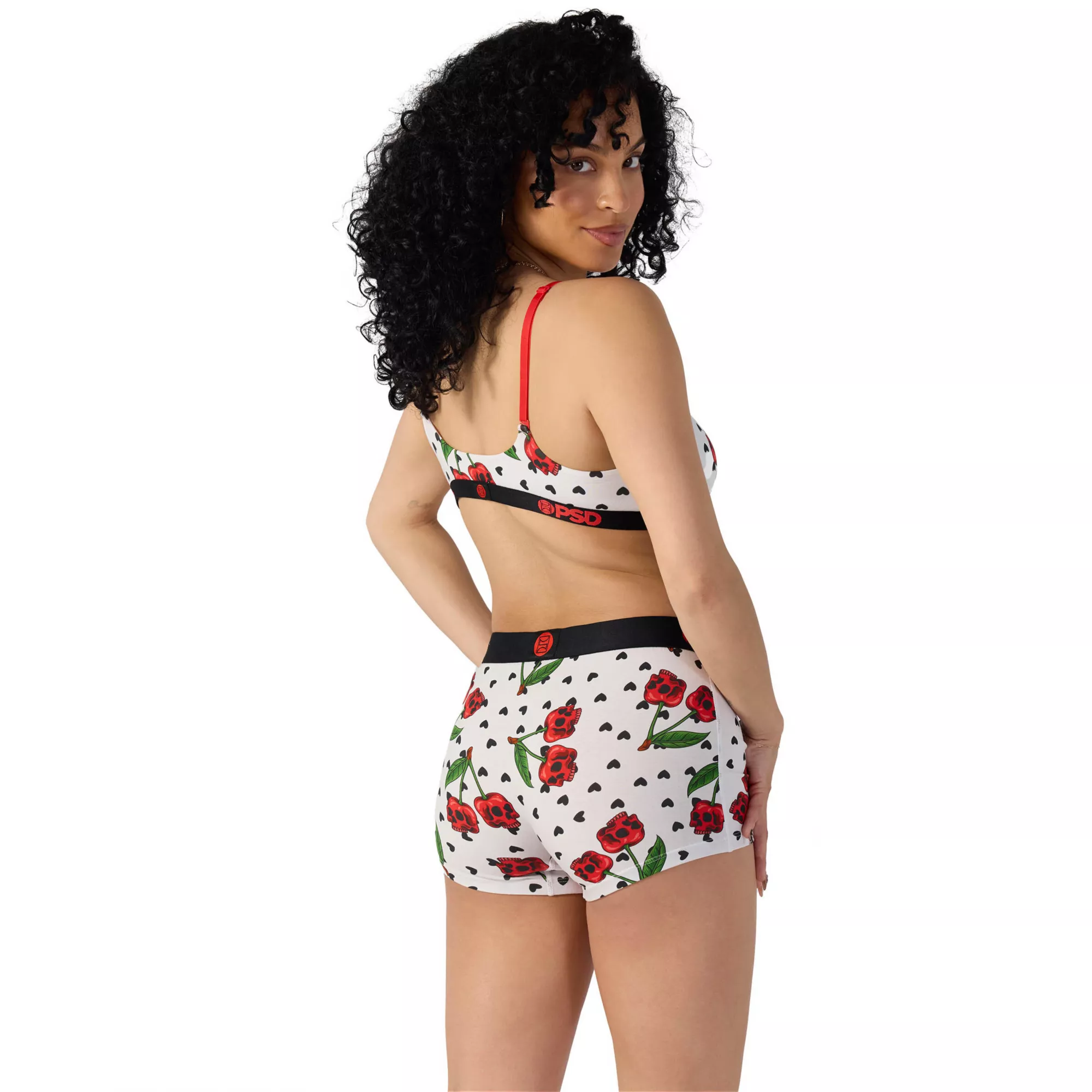PSD Cherry Skull Boyshorts at Spencer's