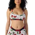 PSD Skull Cherry Sports Bra at Spencer's