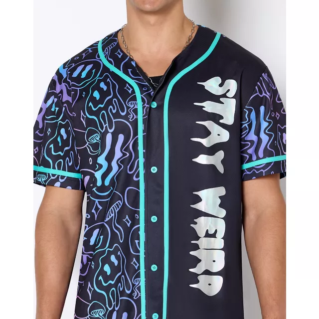 Iridescent Stay Weird Jersey