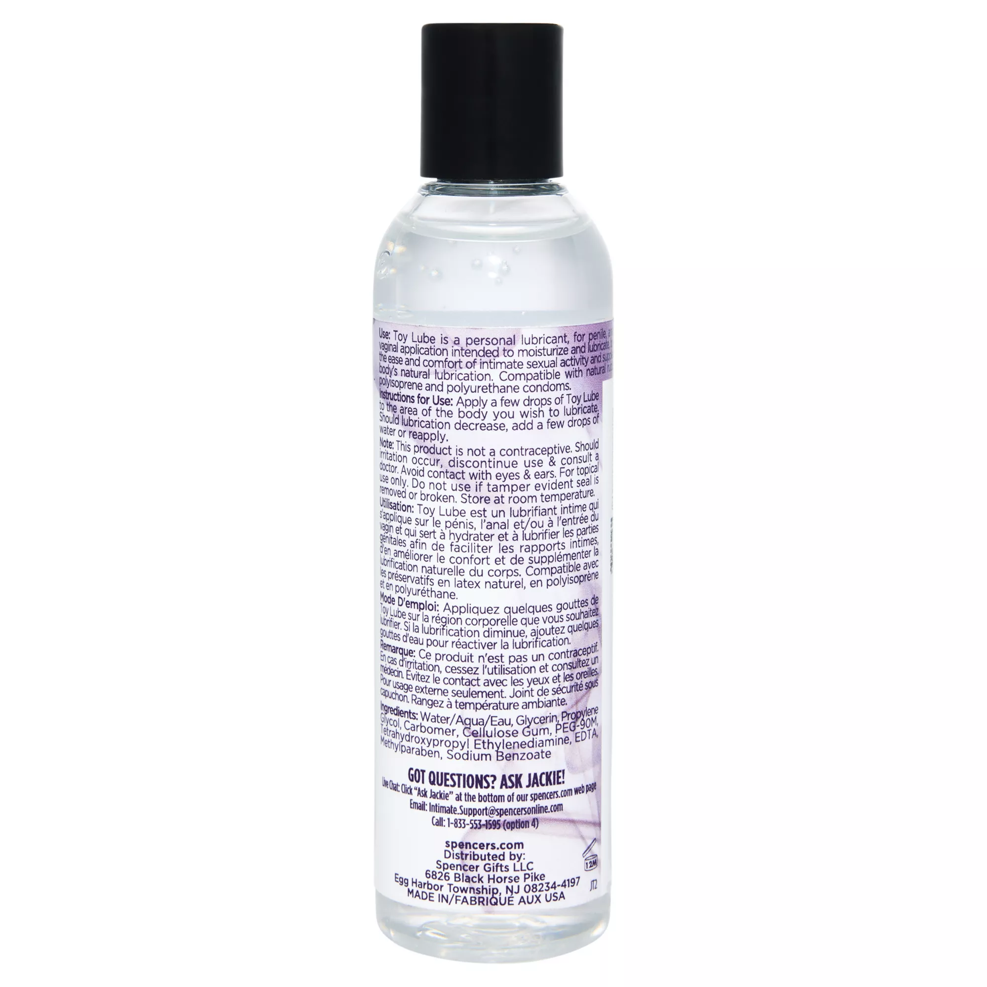 Water-Based Toy Lube 4 oz. - Hott Love