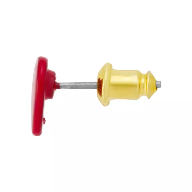 Multi-Pack Goldtone and Red Coquette Stud and Dangle Earrings - 6 Pair at Spencer's