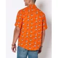 Hooters Owl Print Woven Button Up Shirt at Spencer's