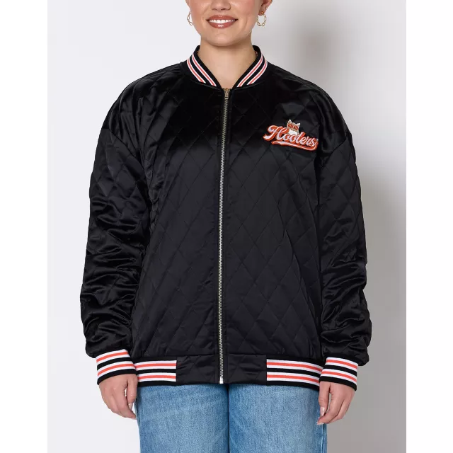 Hooters Logo Bomber Jacket at Spencer's