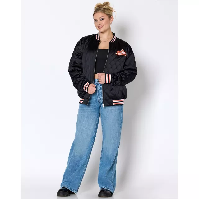Hooters Logo Bomber Jacket at Spencer's