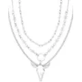 Triple Row Barbed Wire Bull Chain Necklace at Spencer's