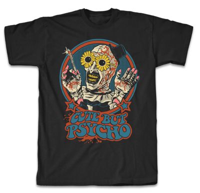 Terrifier Art the Clown Cute but Psycho T Shirt