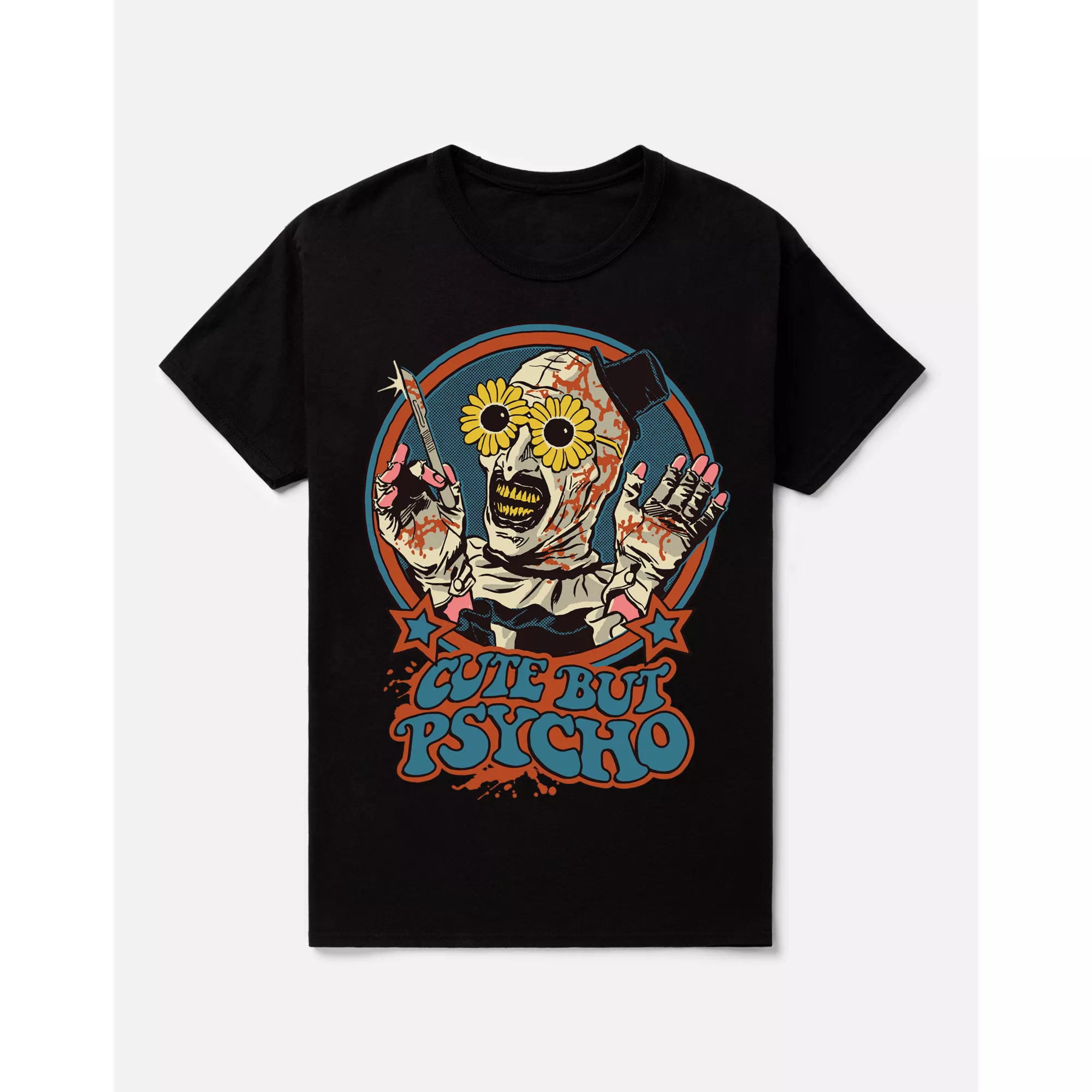 Terrifier Art the Clown Cute but Psycho T Shirt