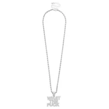 What the Fuck Bling Chain Necklace at Spencer's