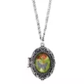 Butterfly Cameo Necklace at Spencer's