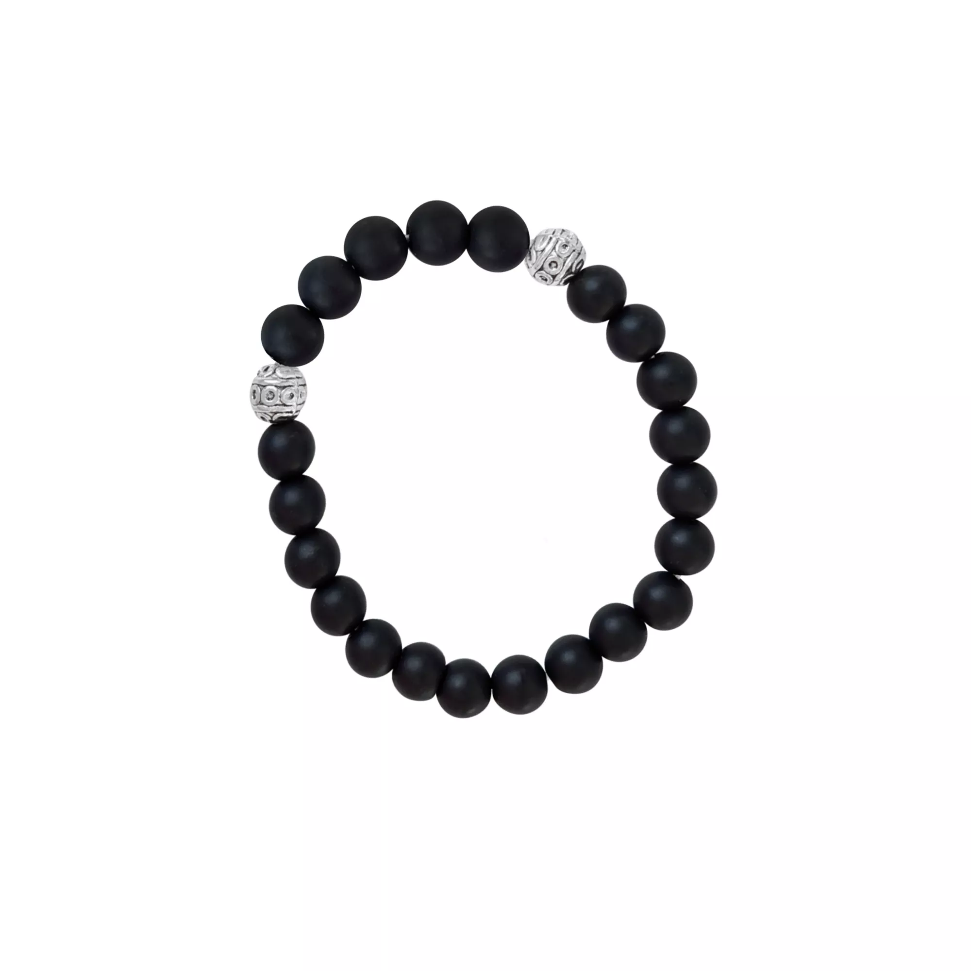 Onyx Stone Beaded Bracelet at Spencer's