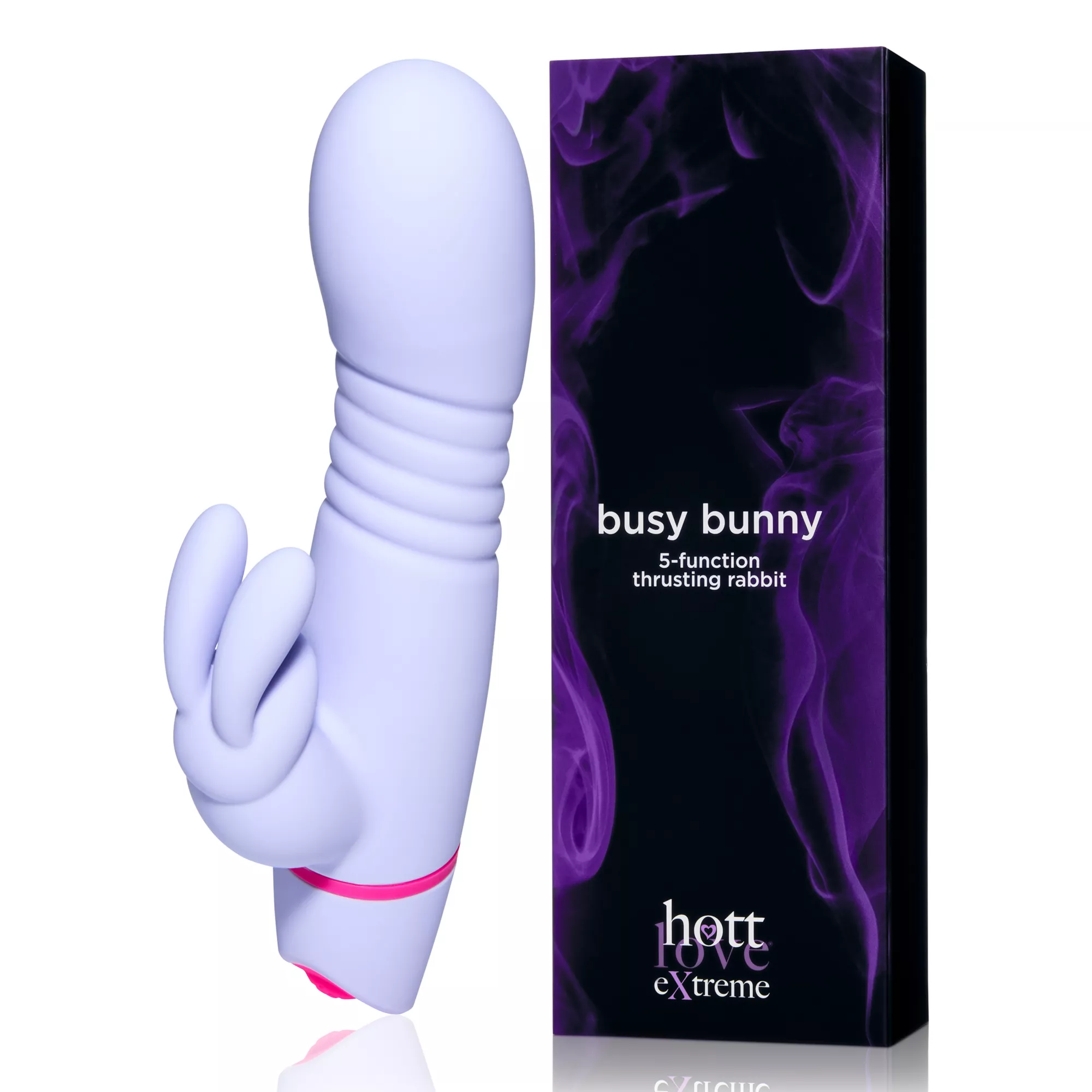 Busy Bunny Thrusting Rabbit Vibrator - Hott Love Extreme