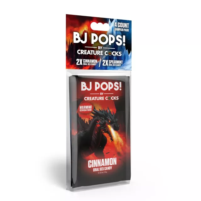 Creature Cocks Cinnamon and Spearmint BJ Pops - 4 Pack at Spencer's