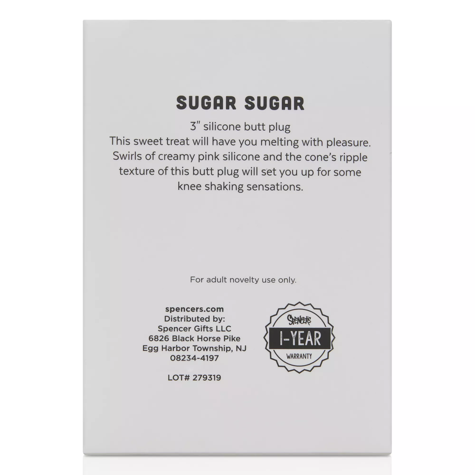 Sugar Sugar Butt Plug at Spencer's