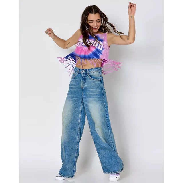 Proud Bisexual Pride Fringe Tank Top at Spencer's