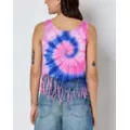 Proud Bisexual Pride Fringe Tank Top at Spencer's