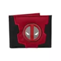 Deadpool Built-In Metal Badge Bifold Wallet at Spencer's