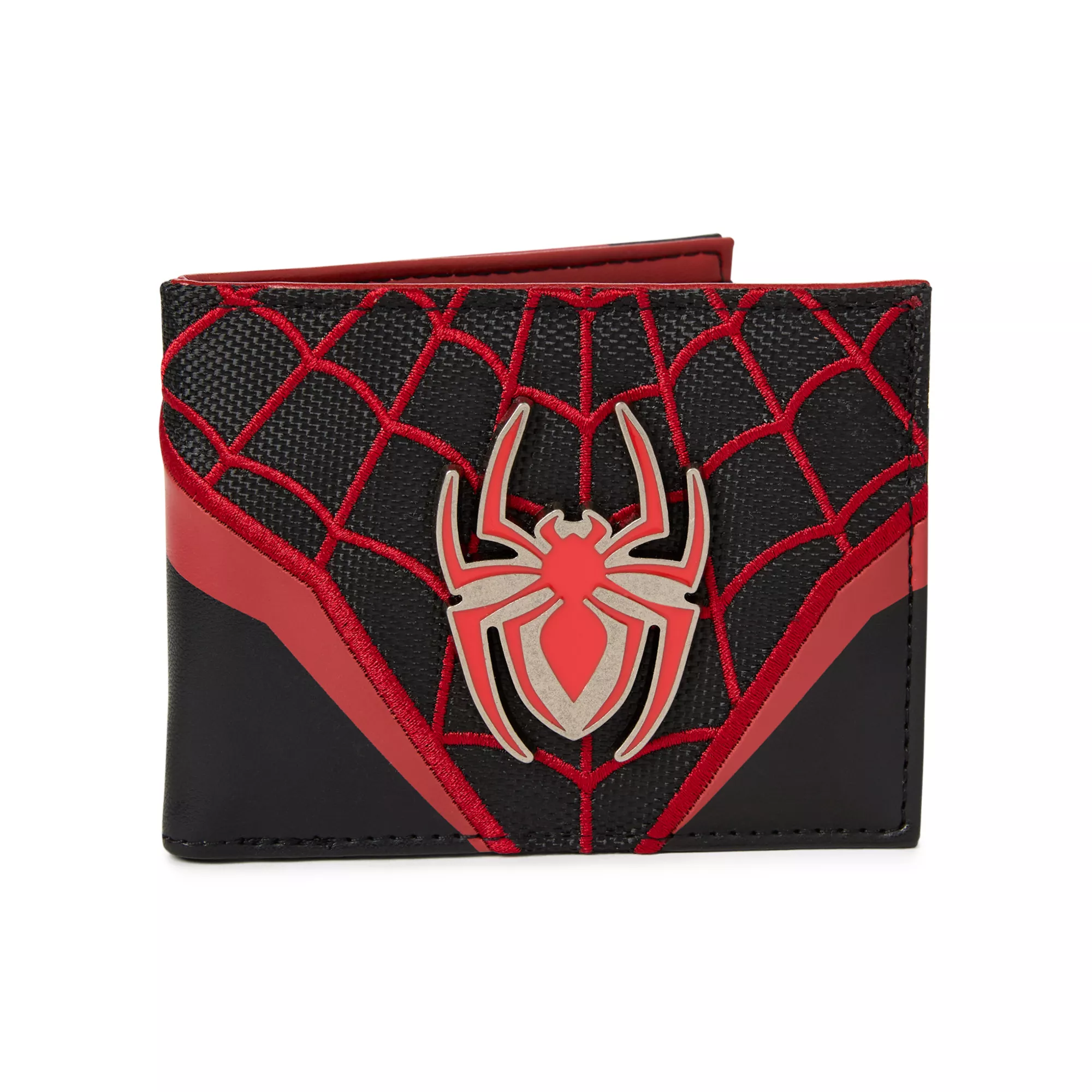 Spider-Man Miles Morales Badge Bifold Wallet - Marvel Universe at Spencer's