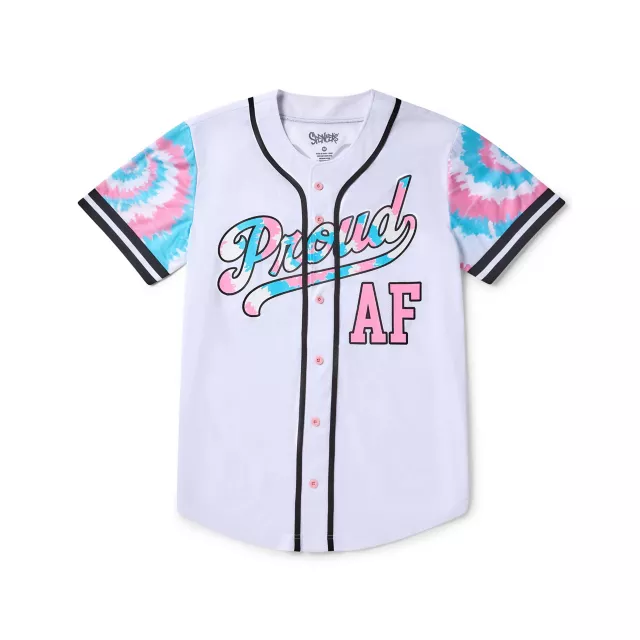 Proud AF Transgender Tie-Dye Jersey