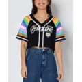 Team Pride Crop Top Jersey at Spencer's