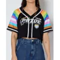 Team Pride Crop Top Jersey at Spencer's