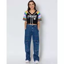 Team Pride Crop Top Jersey at Spencer's