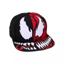 Carnage Split Big Face Snapback Hat - Venom at Spencer's