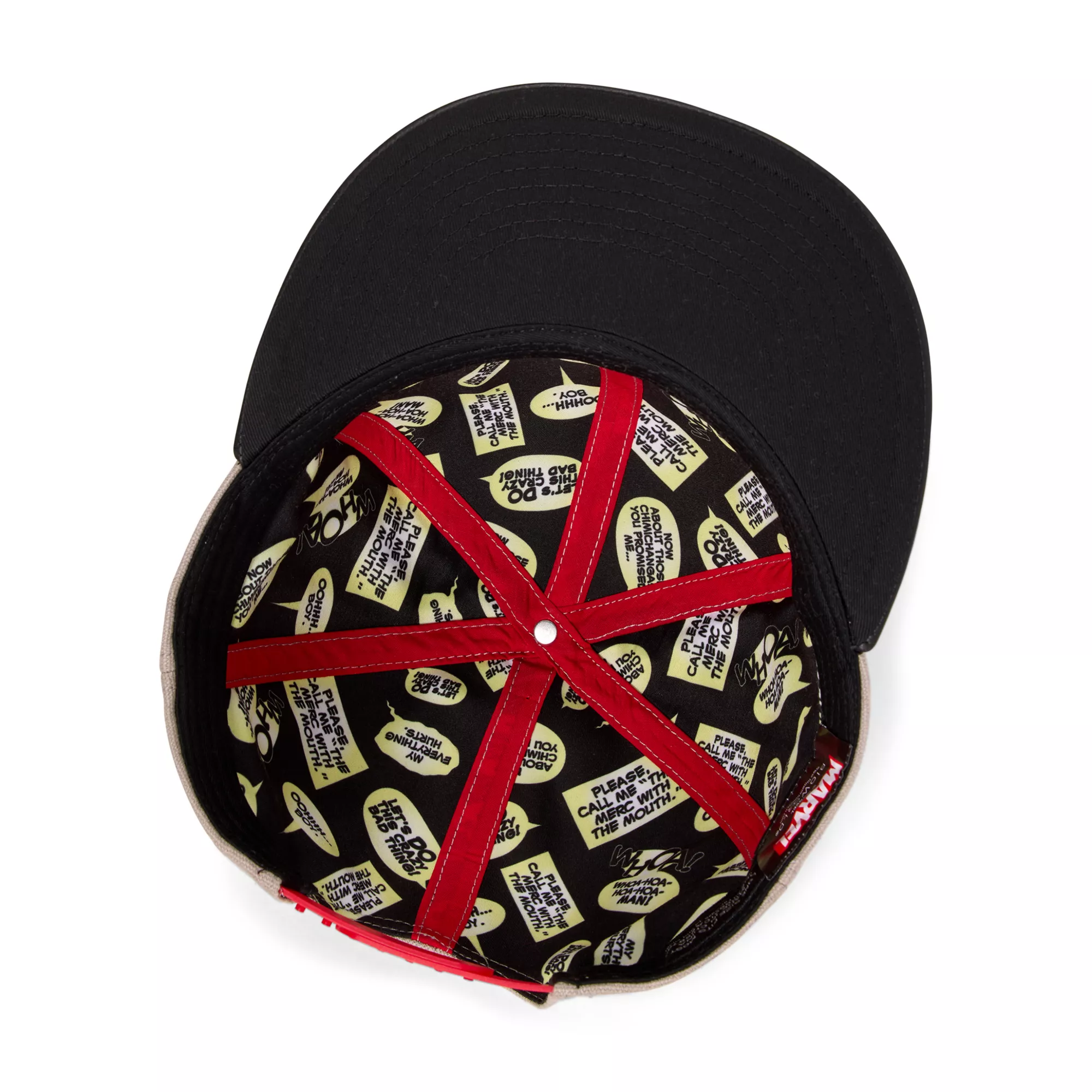 Deadpool Logo Snapback Hat at Spencer's