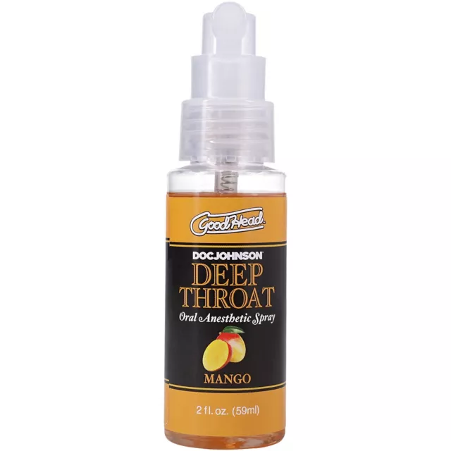 Numbing Mango Flavored Deep Throat Spray - 2 oz. at Spencer's